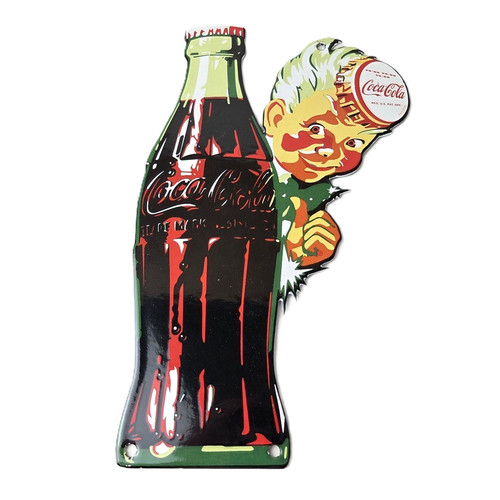 Vintage coca cola sign - sign,