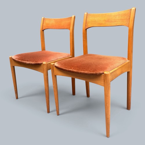 Pair mid century beech - mid-century, &