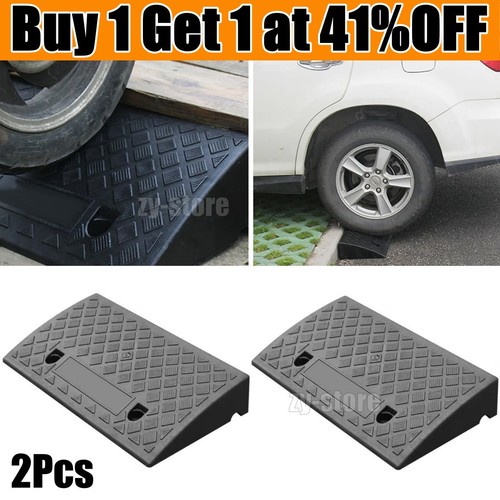 2pcs portable kerb door ramps - 2pcs,