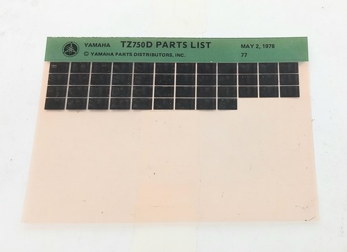 Yamaha race 750 spare - yamaha, d