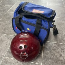 Ebonite maxim bowling ball Sparkle Red 6.4KG Made In USA With Carry Bag Case