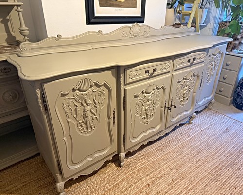 Refinished huge french carved - huge,