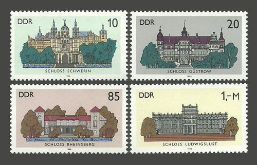 East germany ddr stamps - germany, 1986