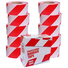 Barrier Tape Red & White 10