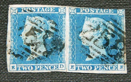 1841 penny blue - 2d,
