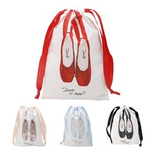 1x Drawstring Shoes Bag Satin
