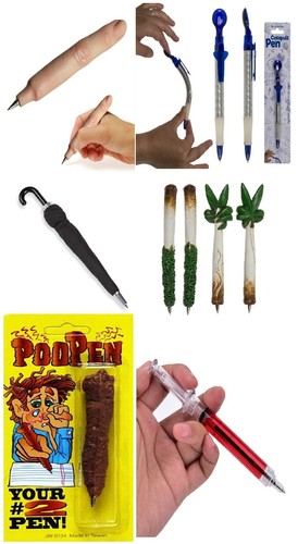 Funny shaped pen joke - funny,