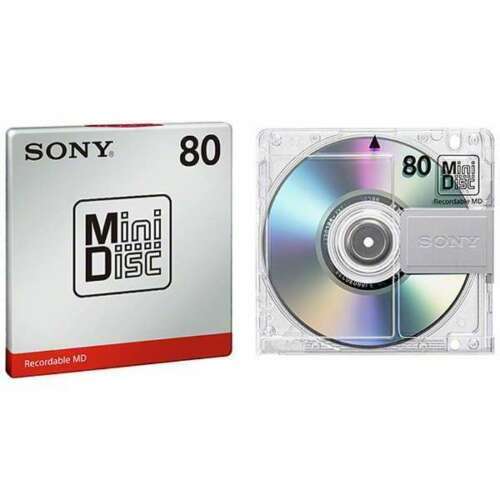 Sony md80 blank minidisc - md80,