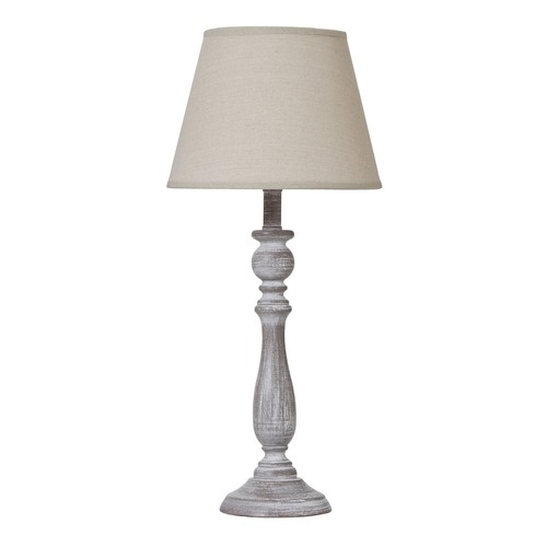 Large 55cm taupe - grey, wooden