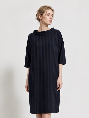 Cos navy stripe - stripe, cocoon