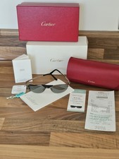 Cartier Santos Dumont Sunglasses Original Outer Box, Inner Box, Case & Receipt!