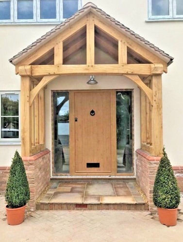 Oak porch 2000mm - x, 600mm