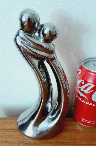 Superb silver metal - silver, abstract