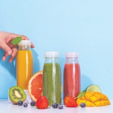 Clear Round Plastic Juice