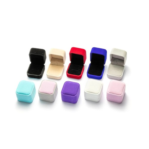 Velvet ring box jewellery - velvet,