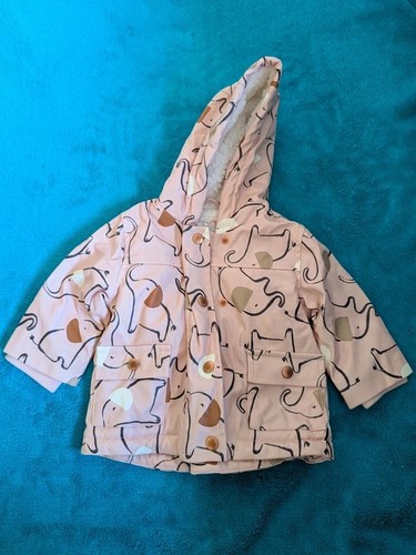 Pink elephant rain jacket - elephant,