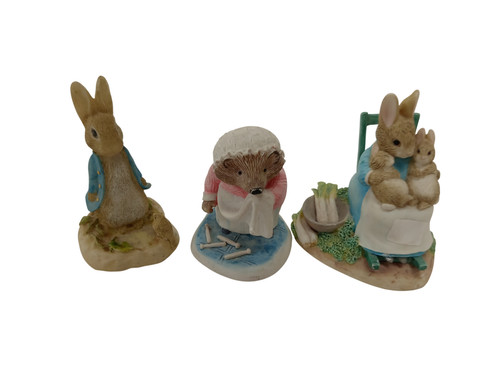 Beatrix potter figurines - beatrix,