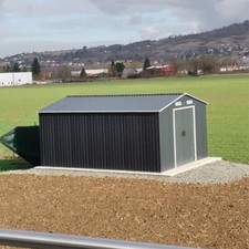 Large Steel Utility Tool Shed