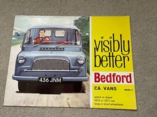 Bedford CA Mk2 Van 1964 UK Market Foldout Sales Brochure