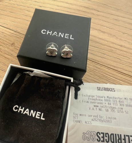 Mini chanel earrings - chanel,