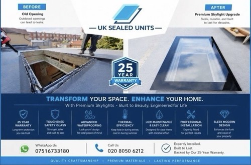 Double glazed rooflight - double,