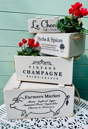 Vintage rustic wooden crate - vintage,