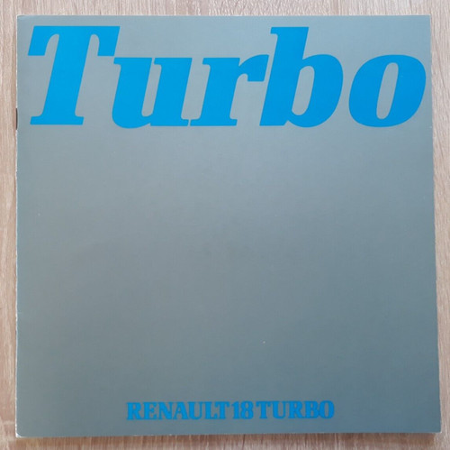 Renault saloon turbo - renault,