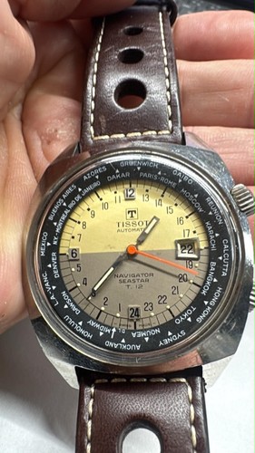 Vintage mens tissot navigator - vintage,