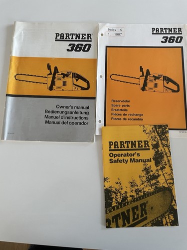Partner 360 chainsaw owner - partner, owner’s
