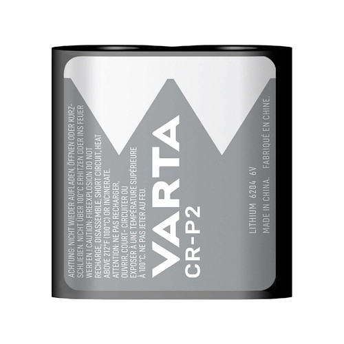 Varta lithium battery - 6v, cr-p2