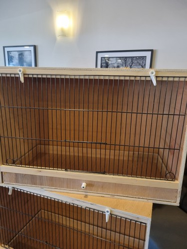 Wooden bird cage - wooden,