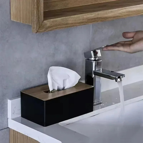 Luxury wooden tissue box - luxury,