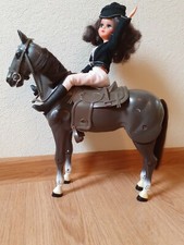Fleur Vintage 1:6 Jointed Horse and Rider with Saddle and Bridle
