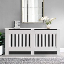 92cm Tall White Radiator Cover