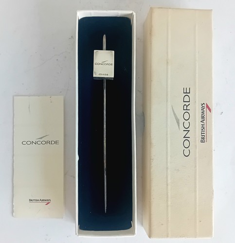 Concorde silver bookmark - concorde,
