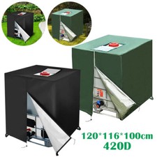 Heavy Duty Rain Sun UV Protective Hood Cover for Water Tank 1000 L IBC Container