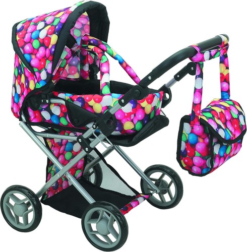 Deluxe doll pram - pram, foldable