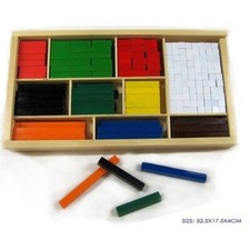 WOODEN CUISENAIRE RODS 308pcs