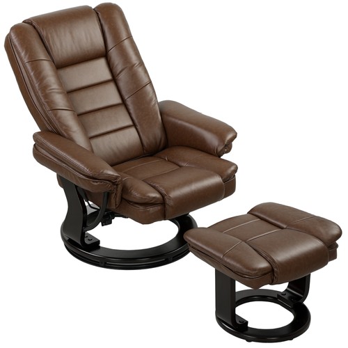 Homcom swivel manual recliner - homcom,