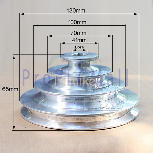 130mm step pulley - od,