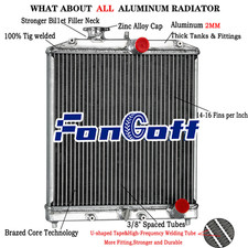 3 Row Radiator For Honda Civic