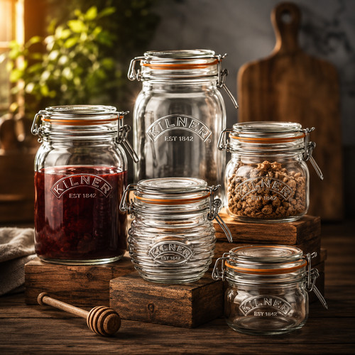 Kilner clip top glass - top, storage