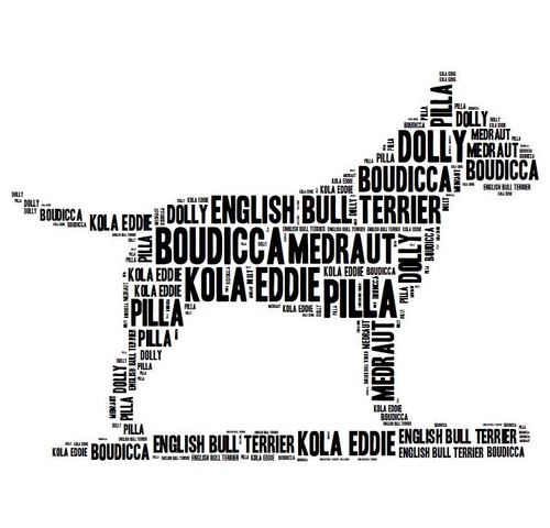 Personalised english bull - english,