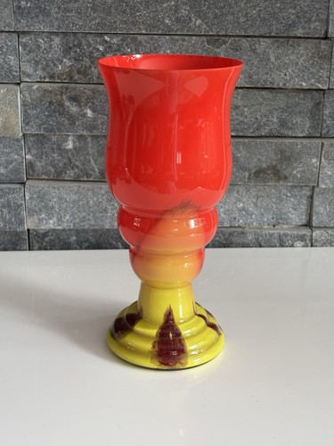 Vintage art glass - glass, goblet