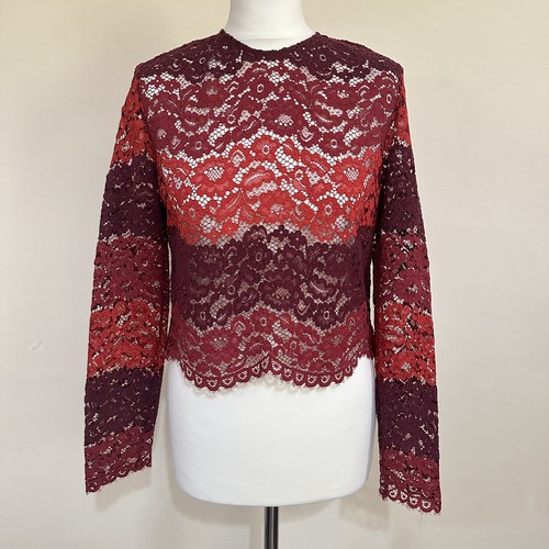 Sandro top size red burgundy - sandro, 3