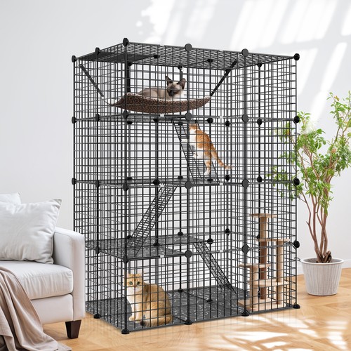 Tier cat cage - 4-tier, enclosures