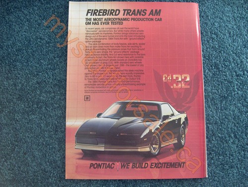 1984 pontiac firebird - 1984,