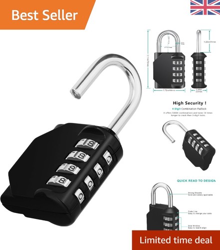 Durable zinc alloy digit - durable, 4-digit