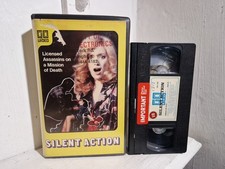 SILENT ACTION -  GO PRE CERT BIG BOX VHS PAL EX RENTAL
