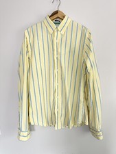 Abercrombie & Fitch Men’s Muscle Button Down Shirt Men’s Sz L 100% Cotton